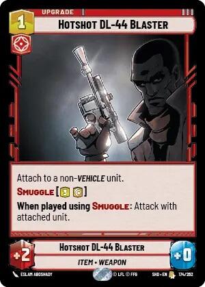 Hotshot DL-44 Blaster (174/262) [Shadows of the Galaxy] | BD Cosmos