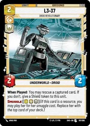 L3-37 - Droid Revolutionary (197/262) [Shadows of the Galaxy] | BD Cosmos