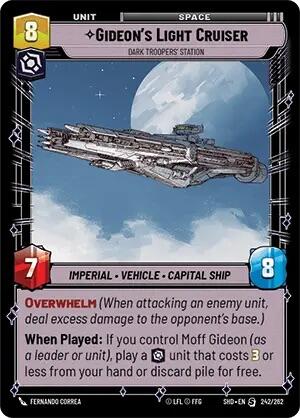 Gideon's Light Cruiser - Dark Troopers' Station (242/262) [Shadows of the Galaxy] | BD Cosmos