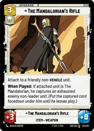The Mandalorian's Rifle (251/262) [Shadows of the Galaxy] | BD Cosmos