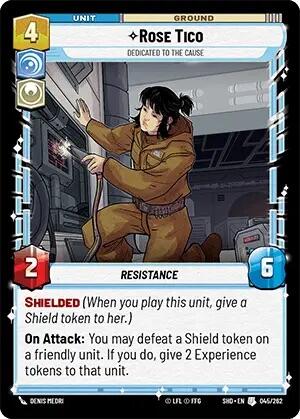 Rose Tico - Dedicated to the Cause (045/262) [Shadows of the Galaxy] | BD Cosmos