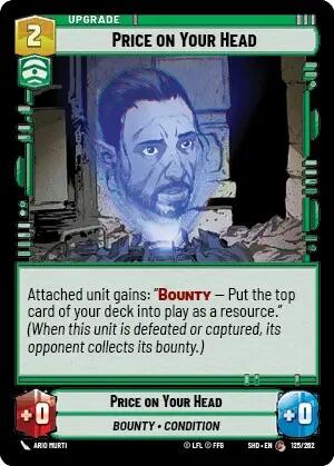 Price on Your Head (125/262) [Shadows of the Galaxy] | BD Cosmos
