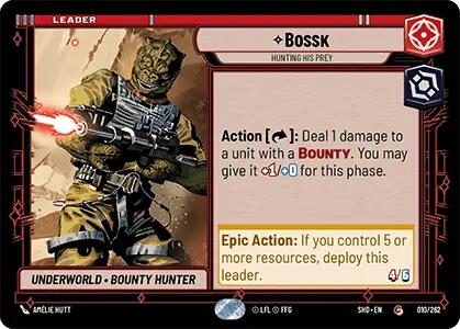Bossk — Hunting His Prey (010/262) [Shadows of the Galaxy] | BD Cosmos