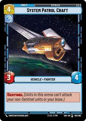 System Patrol Craft (063/262) [Shadows of the Galaxy] | BD Cosmos