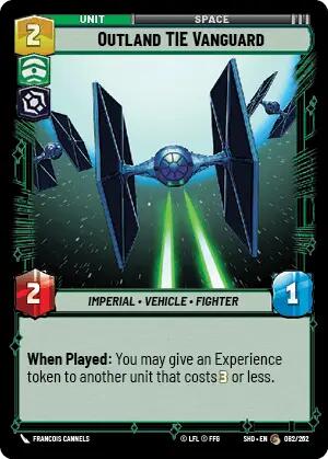 Outland TIE Vanguard (082/262) [Shadows of the Galaxy] | BD Cosmos