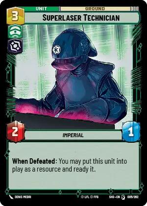 Superlaser Technician (085/262) [Shadows of the Galaxy] | BD Cosmos