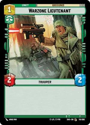 Warzone Lieutenant (110/262) [Shadows of the Galaxy] | BD Cosmos