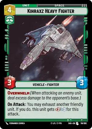 Kihraxz Heavy Fighter (118/262) [Shadows of the Galaxy] | BD Cosmos