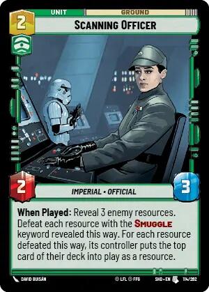 Scanning Officer (114/262) [Shadows of the Galaxy] | BD Cosmos