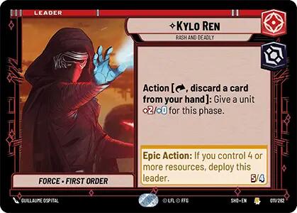 Kylo Ren - Rash and Deadly (011/262) [Shadows of the Galaxy] | BD Cosmos
