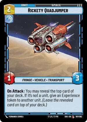 Rickety Quadjumper (057/262) [Shadows of the Galaxy] | BD Cosmos