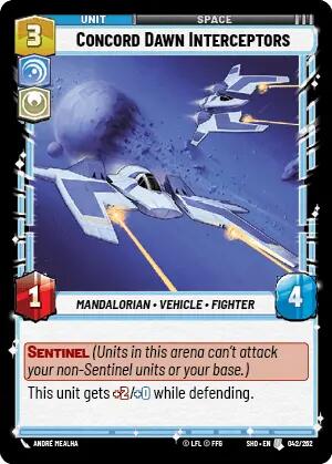 Concord Dawn Interceptors (042/262) [Shadows of the Galaxy] | BD Cosmos