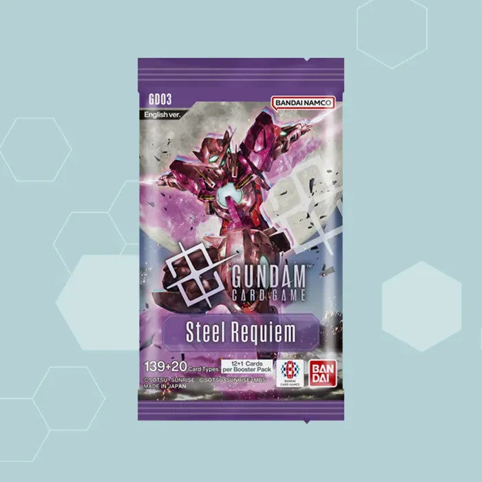 GUNDAM TCG: GD-03 STEEL REQUIEM BOOSTER PACK | BD Cosmos