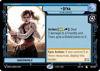 Qi'ra - I Alone Survived (002/262) [Shadows of the Galaxy] | BD Cosmos