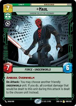 Maul - Shadow Collective Visionary (090/262) [Shadows of the Galaxy] | BD Cosmos