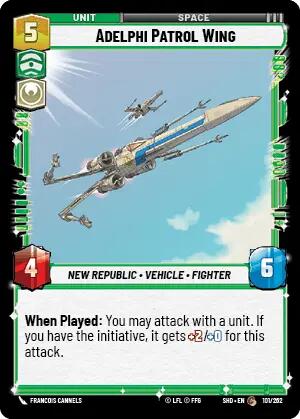 Adelphi Patrol Wing (101/262) [Shadows of the Galaxy] | BD Cosmos