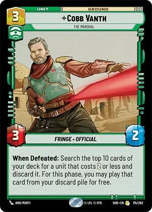 Cobb Vanth - The Marshal (115/262) [Shadows of the Galaxy] | BD Cosmos