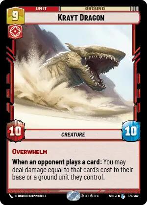 Krayt Dragon (172/262) [Shadows of the Galaxy] | BD Cosmos