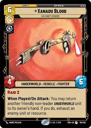 Xanadu Blood - Cad Bane's Reward (191/262) [Shadows of the Galaxy] | BD Cosmos