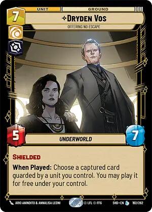 Dryden Vos - Offering No Escape (192/262) [Shadows of the Galaxy] | BD Cosmos