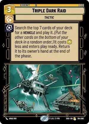 Triple Dark Raid (194/262) [Shadows of the Galaxy] | BD Cosmos