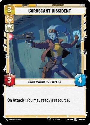 Coruscant Dissident (199/262) [Shadows of the Galaxy] | BD Cosmos