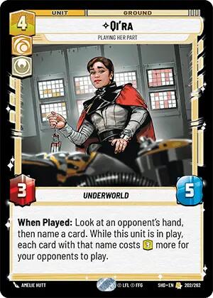 Qi'ra - Playing Her Part (202/262) [Shadows of the Galaxy] | BD Cosmos