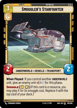 Smuggler's Starfighter (215/262) [Shadows of the Galaxy] | BD Cosmos