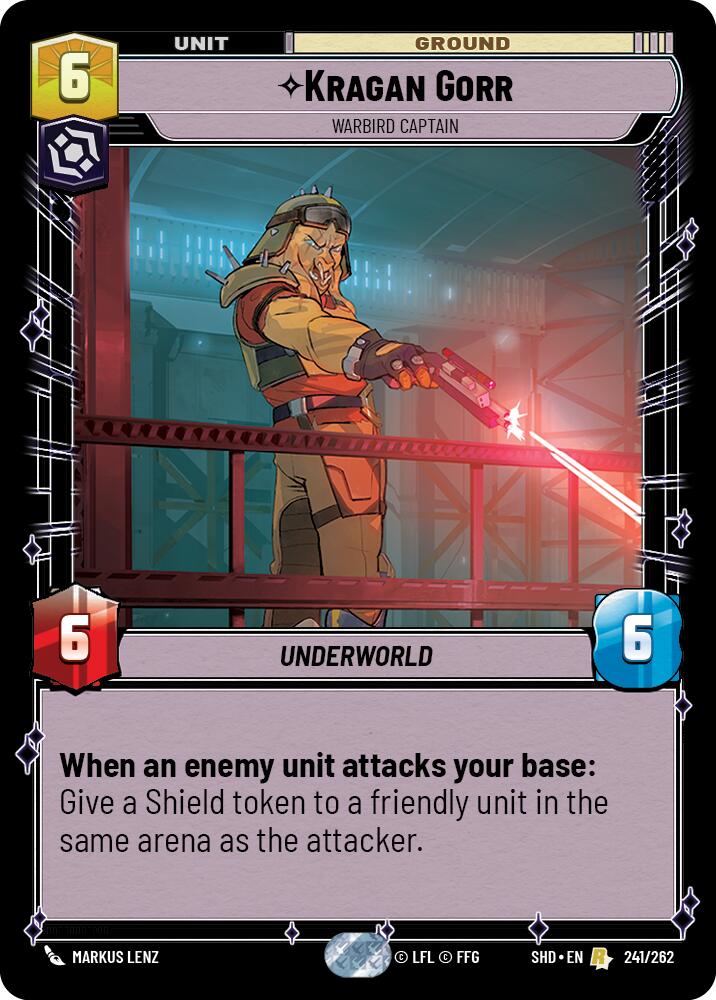 Kragan Gorr - Warbird Captain (241/262) [Shadows of the Galaxy] | BD Cosmos