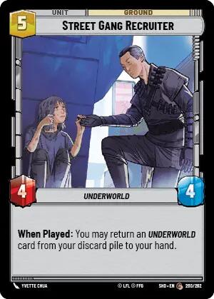 Street Gang Recruiter (260/262) [Shadows of the Galaxy] | BD Cosmos