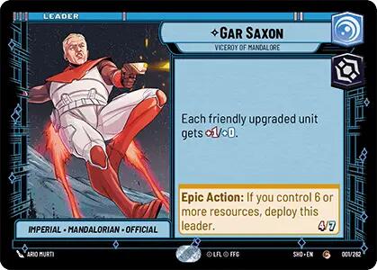 Gar Saxon - Viceroy of Mandalore (001/262) [Shadows of the Galaxy] | BD Cosmos