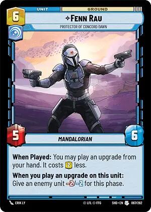 Fenn Rau - Protector of Concord Dawn (067/262) [Shadows of the Galaxy] | BD Cosmos