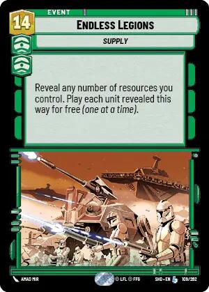 Endless Legions (109/262) [Shadows of the Galaxy] | BD Cosmos
