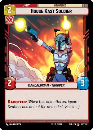 House Kast Soldier (162/262) [Shadows of the Galaxy] | BD Cosmos