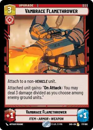 Vambrace Flamethrower (177/262) [Shadows of the Galaxy] | BD Cosmos