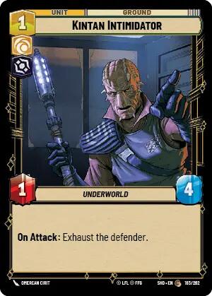 Kintan Intimidator (183/262) [Shadows of the Galaxy] | BD Cosmos