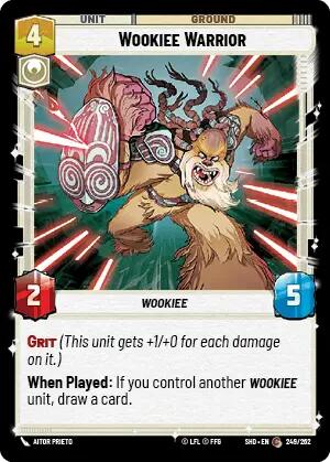 Wookiee Warrior (249/262) [Shadows of the Galaxy] | BD Cosmos