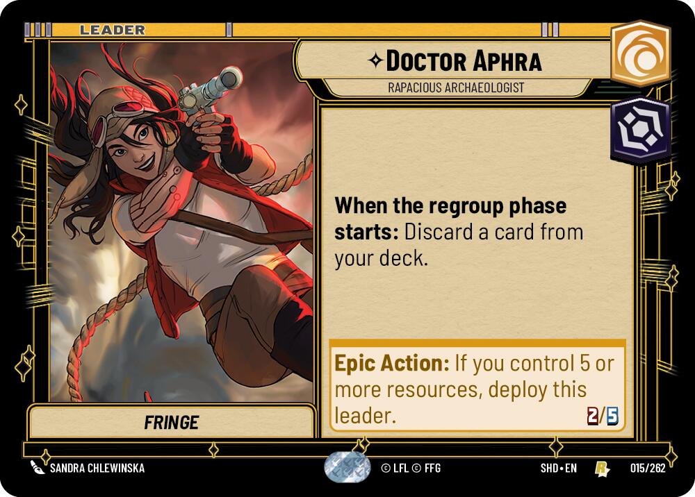 Doctor Aphra - Rapacious Archaeologist (015/262) [Shadows of the Galaxy] | BD Cosmos