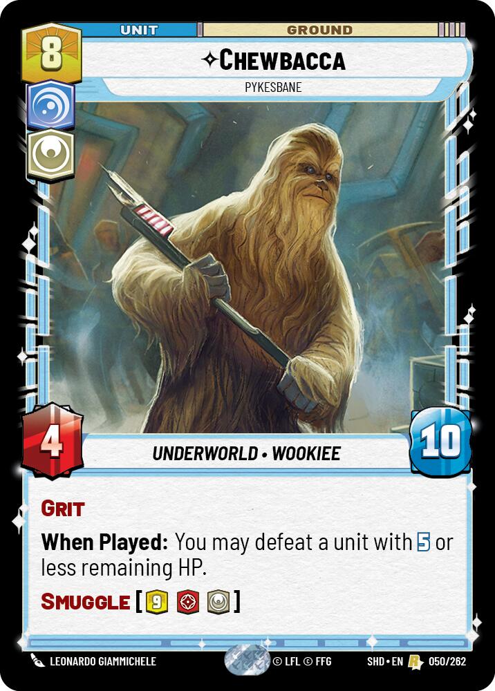 Chewbacca - Pykesbane (050/262) [Shadows of the Galaxy] | BD Cosmos