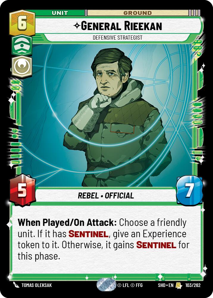 General Rieekan - Defensive Strategist (103/262) [Shadows of the Galaxy] | BD Cosmos