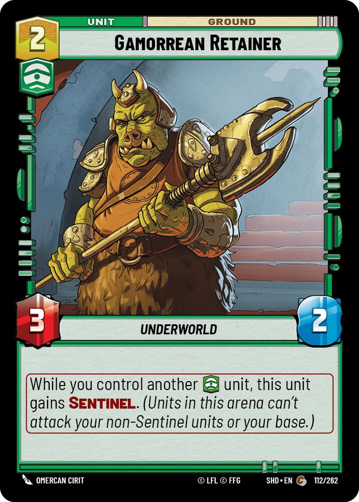 Gamorrean Retainer (112/262) [Shadows of the Galaxy] | BD Cosmos