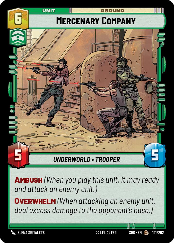 Mercenary Company (121/262) [Shadows of the Galaxy] | BD Cosmos