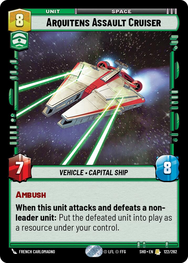 Arquitens Assault Cruiser (122/262) [Shadows of the Galaxy] | BD Cosmos