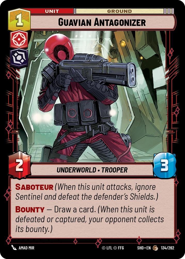 Guavian Antagonizer (134/262) [Shadows of the Galaxy] | BD Cosmos