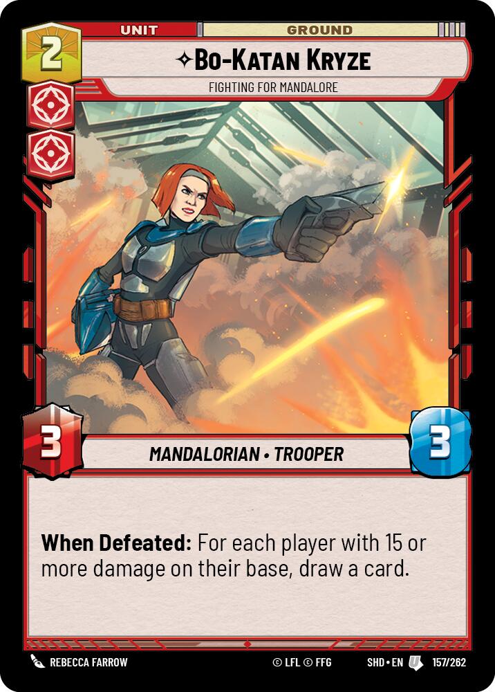 Bo-Katan Kryze - Fighting For Mandalore (157/262) [Shadows of the Galaxy] | BD Cosmos