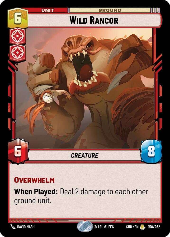 Wild Rancor (158/262) [Shadows of the Galaxy] | BD Cosmos