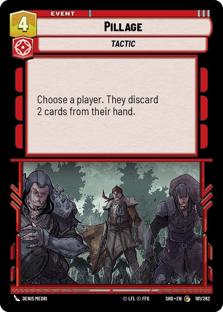 Pillage (181/262) [Shadows of the Galaxy] | BD Cosmos