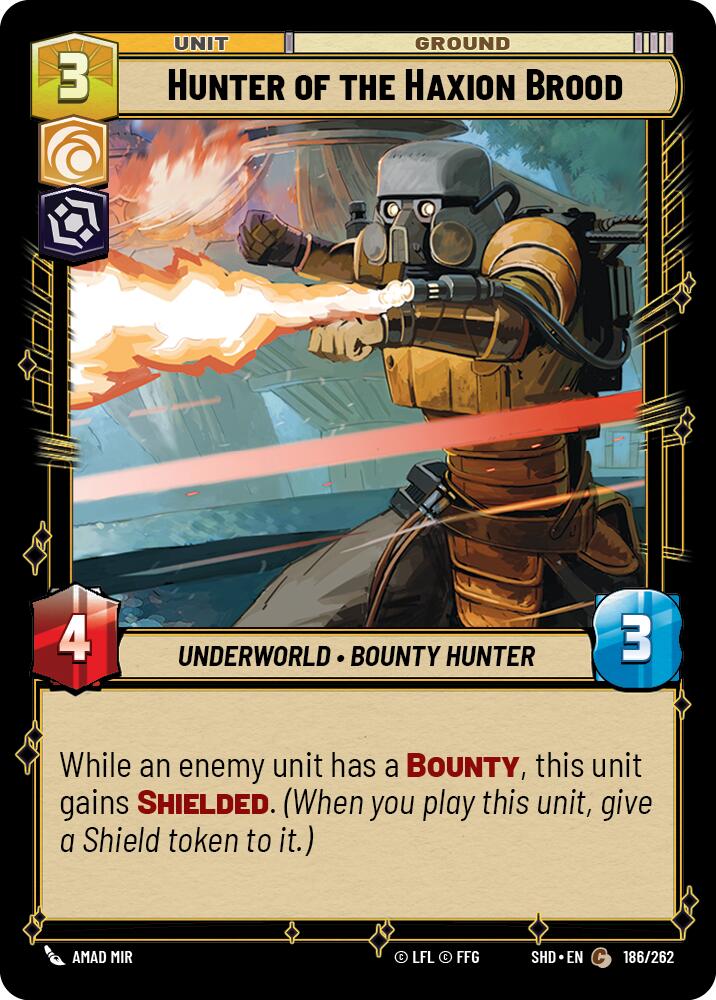 Hunter of the Haxion Brood (186/262) [Shadows of the Galaxy] | BD Cosmos
