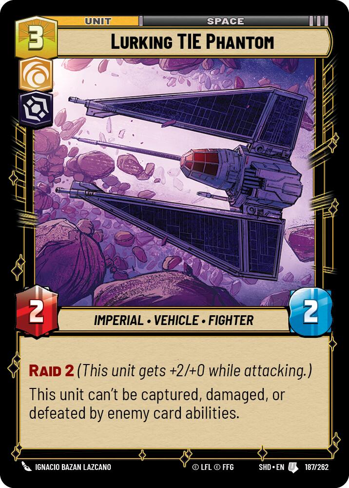 Lurking TIE Phantom (187/262) [Shadows of the Galaxy] | BD Cosmos