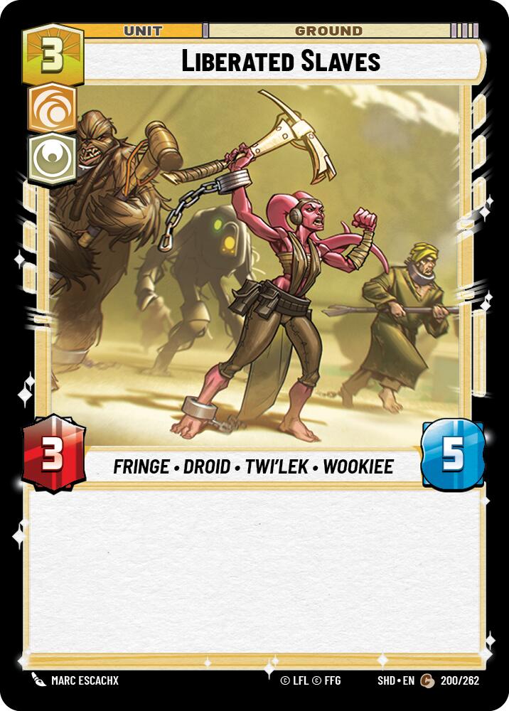 Liberated Slaves (200/262) [Shadows of the Galaxy] | BD Cosmos